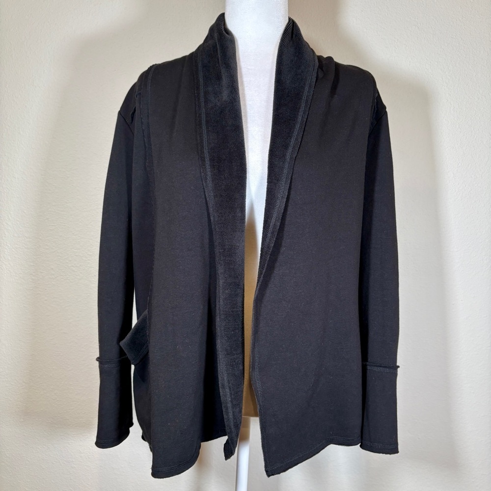 Samantha Dru Black Cozy Cardigan Sweater Size XS